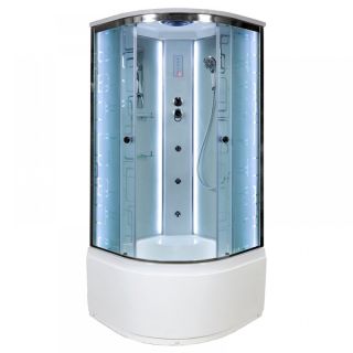 Душевая кабина Deto ЕМ4590 LED с гм. 90х90х220 см